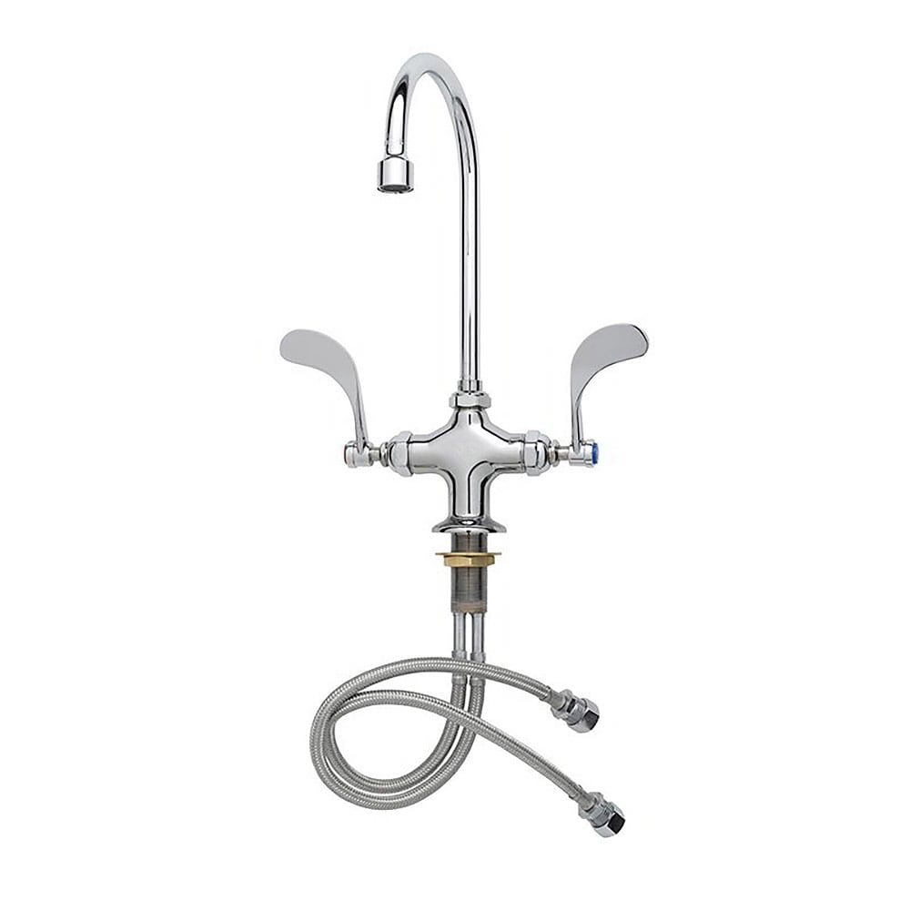064-B0301W4QTWS Deck Mount Pantry Faucet w/ 6" Swing Gooseneck Nozzle