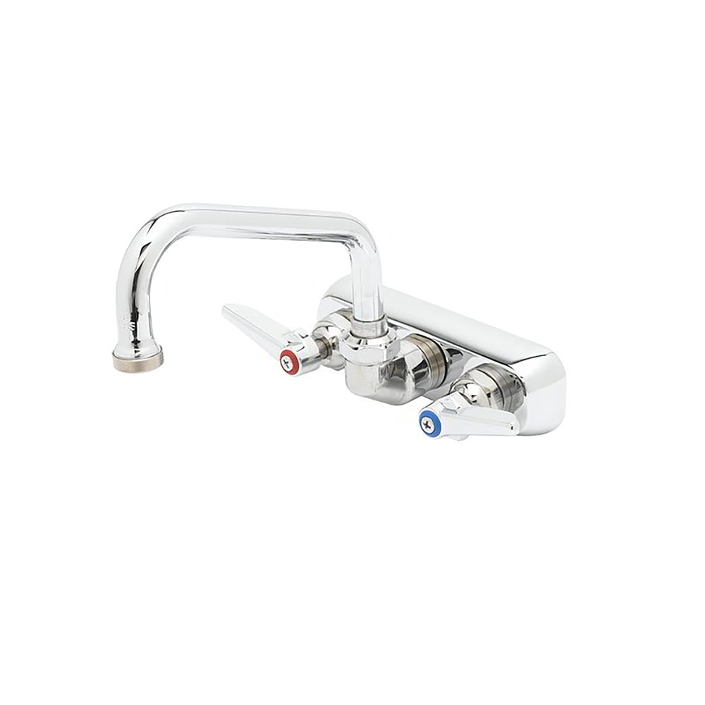 064-B1106 Splash Mount Faucet - 8" Swing Spout, 3 1/2" Centers