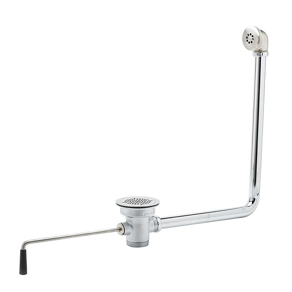 064-B394001 Twist Waste Valve, 3 1/2" Sink Opening, 2"Drain, 1 1/2" Adapter