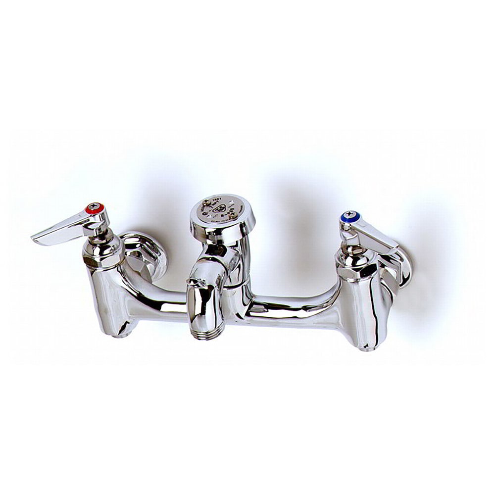 064-B0674BSTP Service Sink Faucet w/ Built In Stops & Vacuum Breaker, Polished