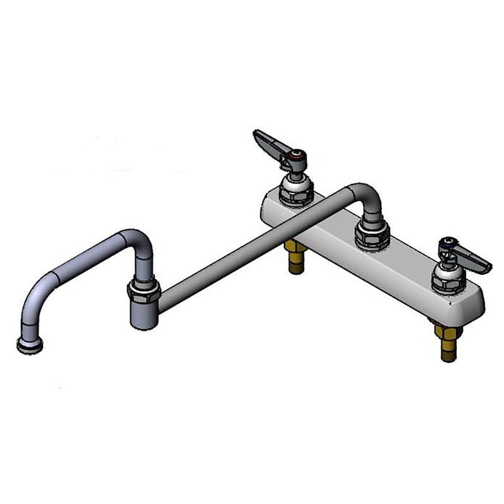 064-B1135 Splash Mount Faucet w/ 18" Double Jointed Swing Nozzle