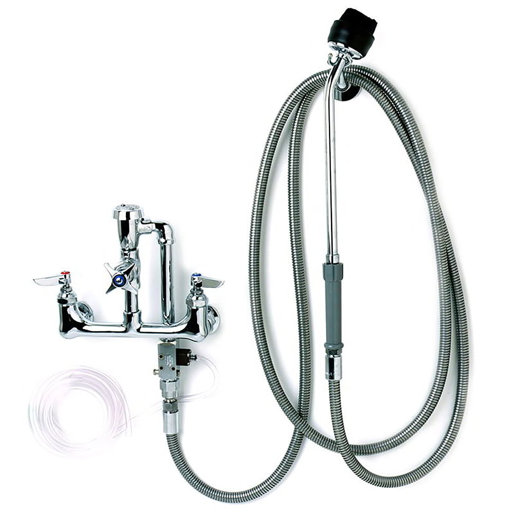064-B2117 Spray Special Equipment Washer, 12 ft Flex,Stainless Hose, 8" Center