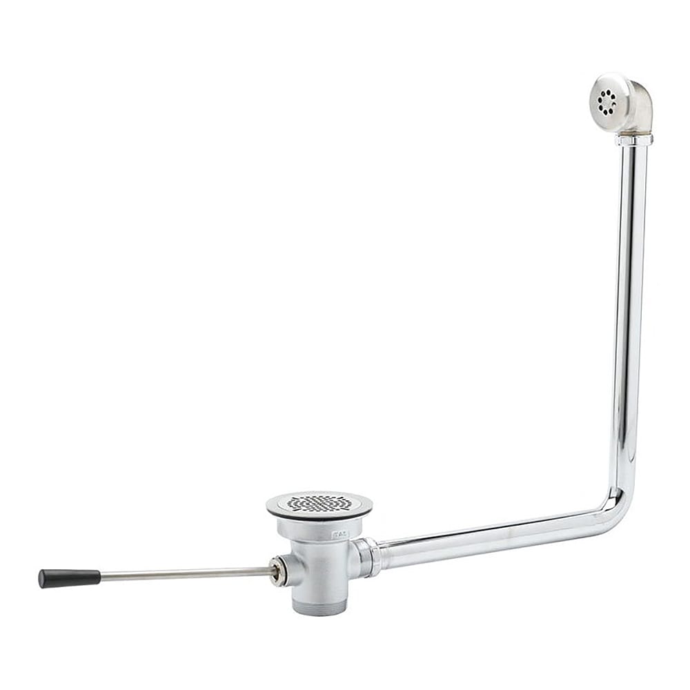 064-B397001 Lever Waste Valve, 3 1/2" Sink Opening, 2"Drain, 1 1/2" Adapter
