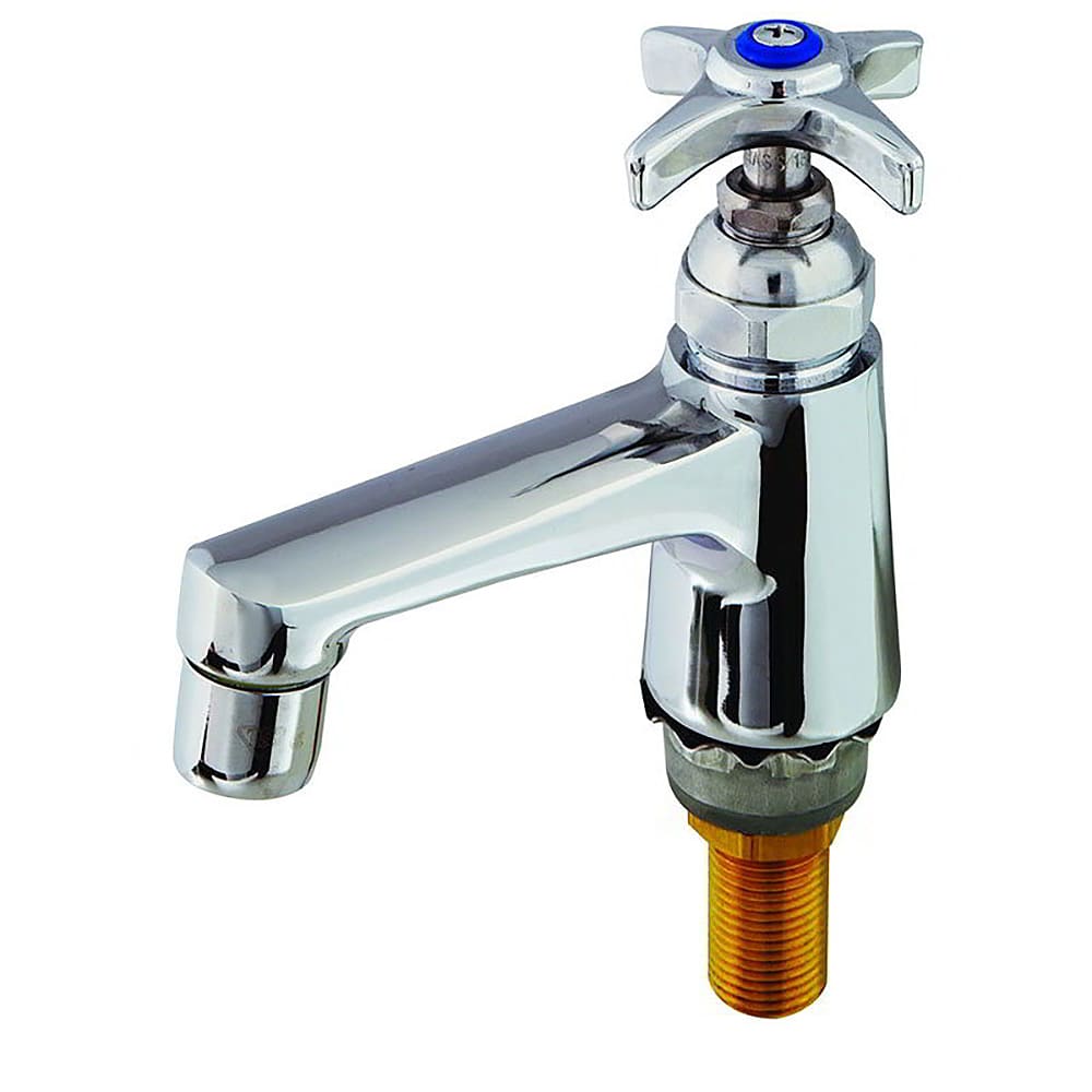 064-B0710 Deck Mount Single Sink Faucet - 4 1/8" Spout, Single Hole