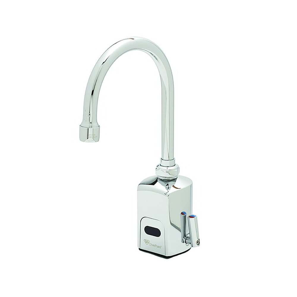 064-EC3130 Deck Mount Electronic Faucet - Single Hole, Swivel/Rigid Gooseneck, 100-240v/1ph