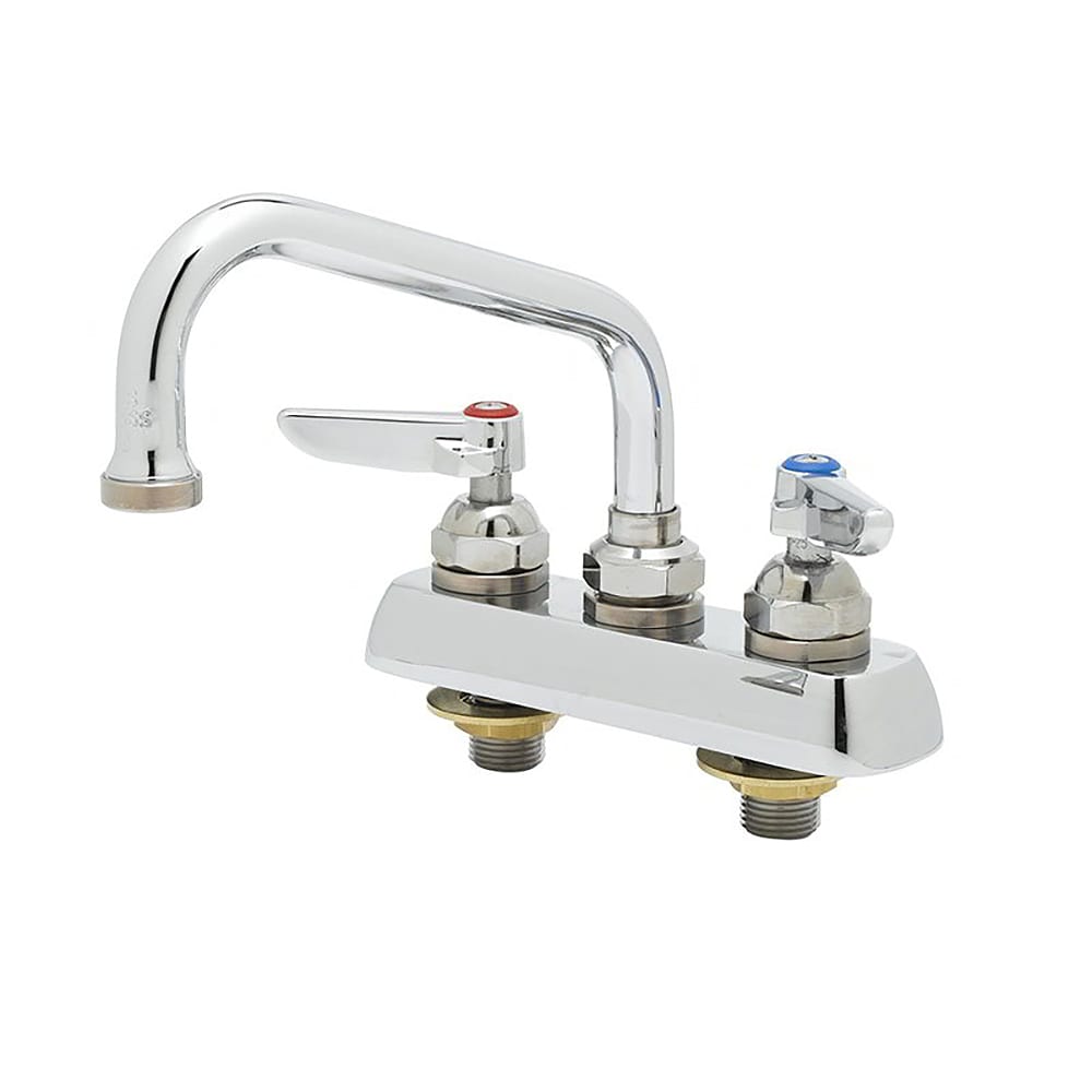 064-B1101 Deck Mount Faucet - 8" Swing Spout, 3 1/2" Centers