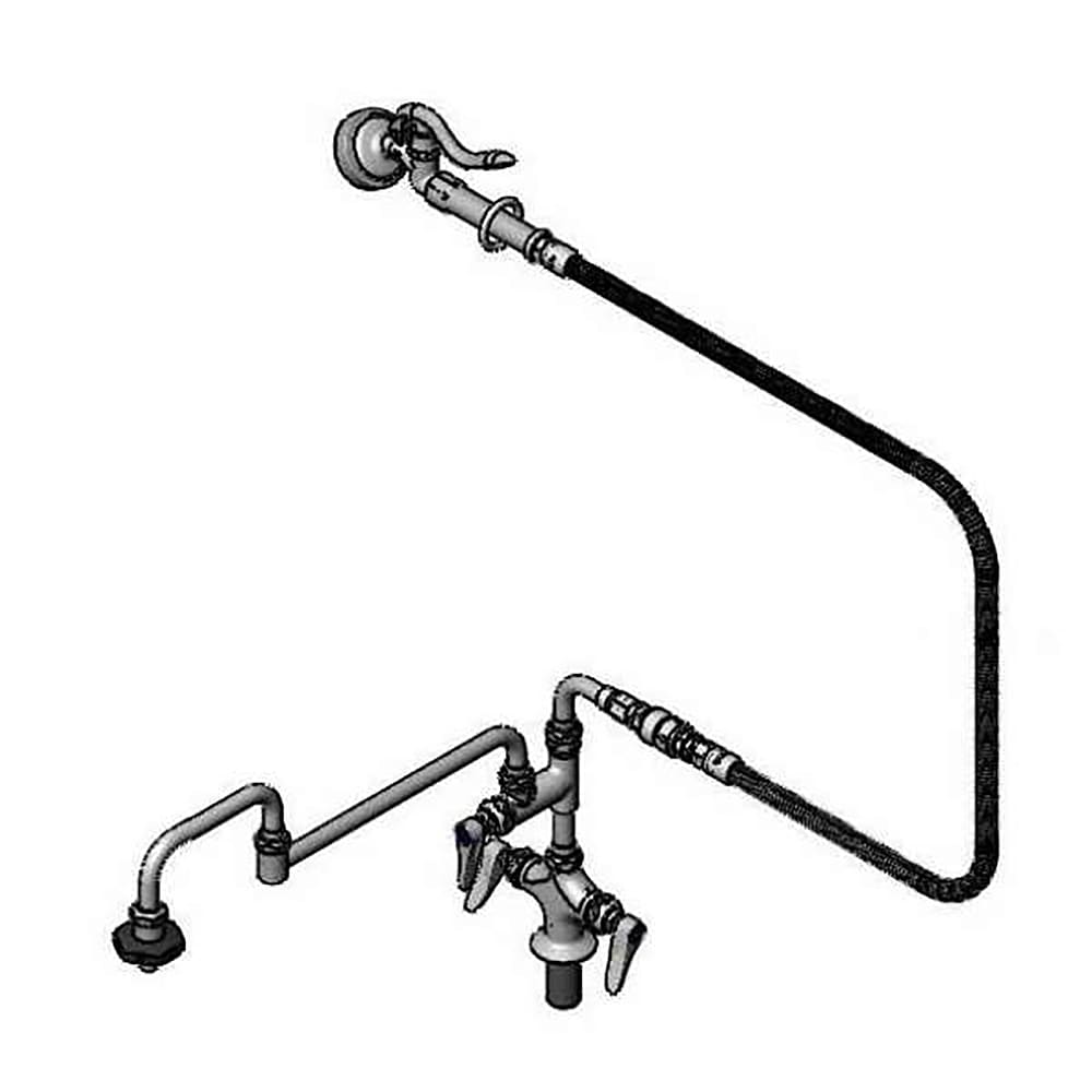 064-B0179 12"H Deck Mount Pre Rinse Faucet - 1.15 GPM, Base with Nozzle