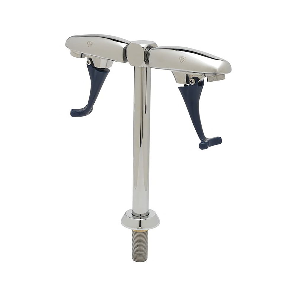 064-B1215 Double Pedestal Push Back Glass Filler w/ 1/2" IPS Male Inlet