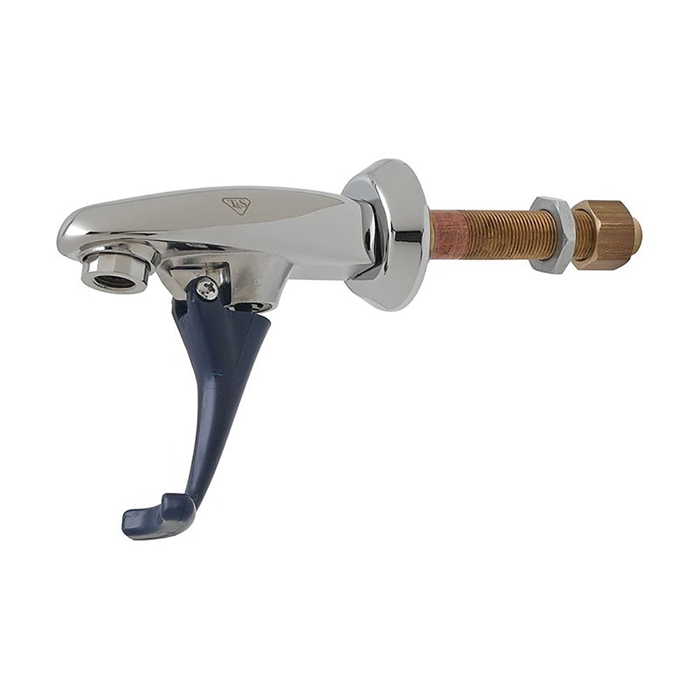 064-B1202 Push Back Glass Filler Faucet, Wall Mounted, Adjustable Flange