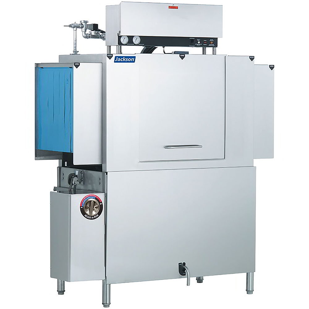 099-AJX44CEL2081 Low Temp Conveyor Dishwasher w/ 209 Racks/hr Capacity, 208v/1ph