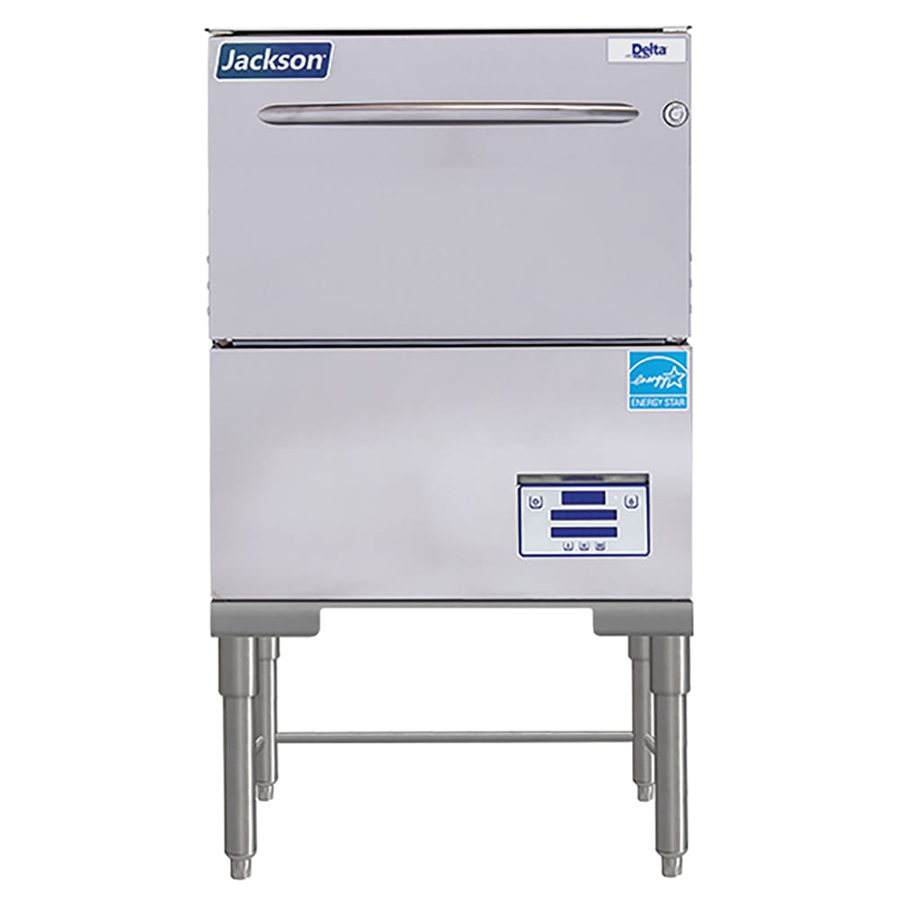 099-DELTAHTESEERT208 High Temp Rack Undercounter Glass Washer w/ 24 Racks/hr Capacity - Built-in...