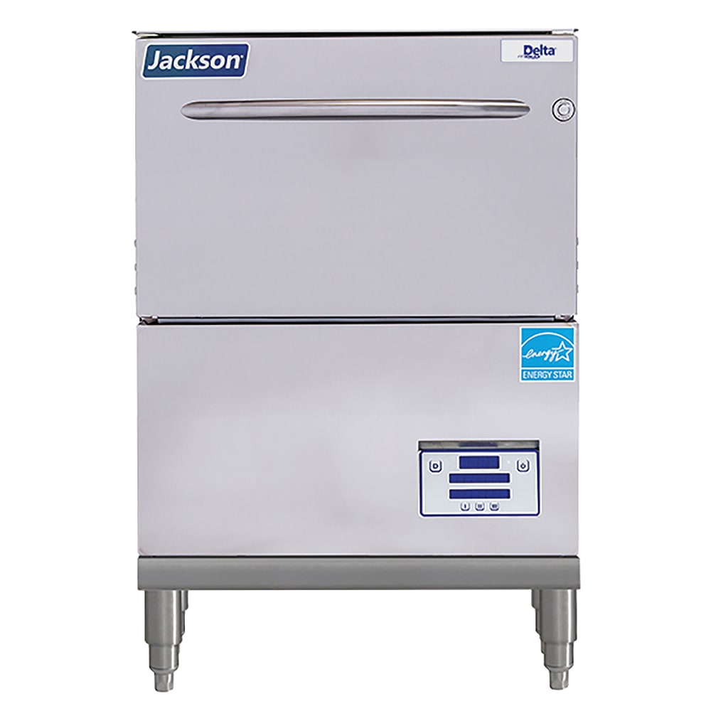099-DELTAHTESEERS208 High Temp Rack Undercounter Glass Washer w/ 24 Racks/hr Capacity - Built-in...
