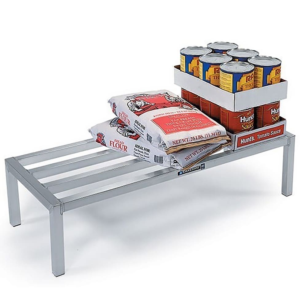 121-9082 60" Stationary Dunnage Rack w/ 1500 lb Capacity, Aluminum