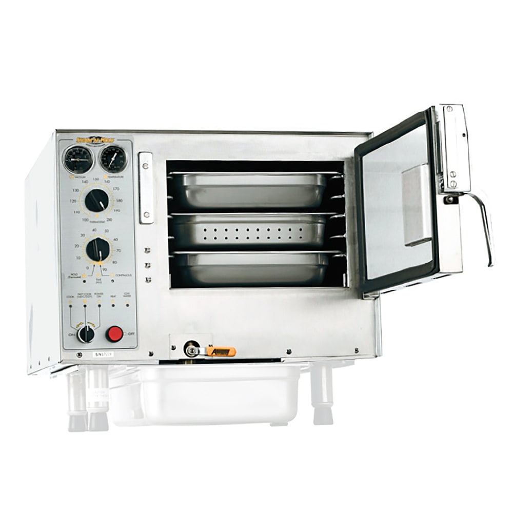 087-S32081D060 Steam'N'Hold™ (3) Pan Convection Steamer - Countertop, 208v/1ph