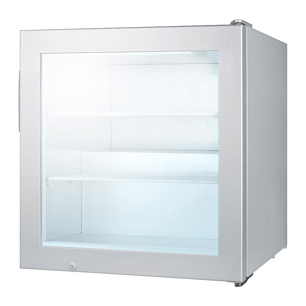 162-SCFU386VK 2 cu ft Countertop Vodka & Martini Glass Froster w/ Glass Door - Gray, 115v