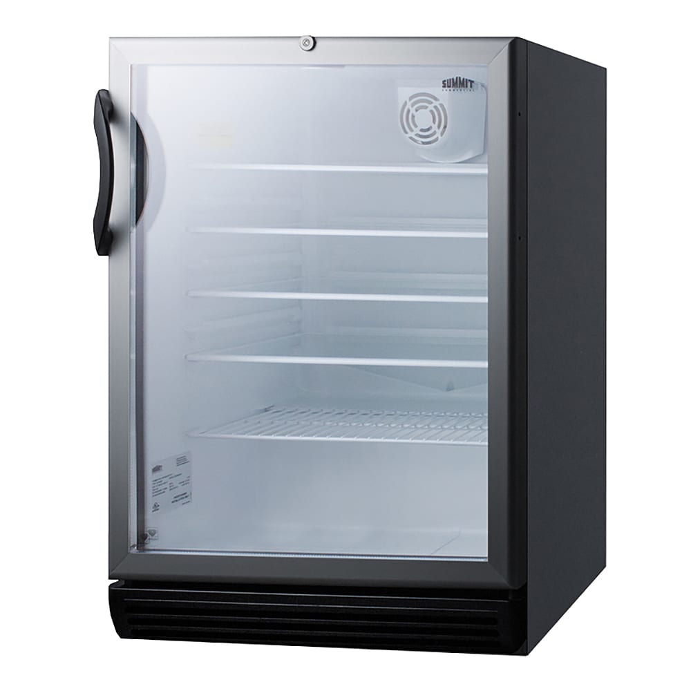 162-SCR600BGLBIADA 23 5/8" W Undercounter Refrigerator w/ (1) Section & (1) Door, 115v