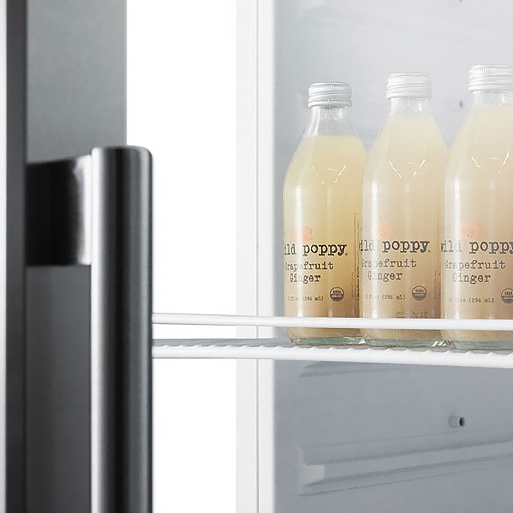 Summit SCR1400W 23 5/8" SCR Series One Section Glass Door Merchandiser