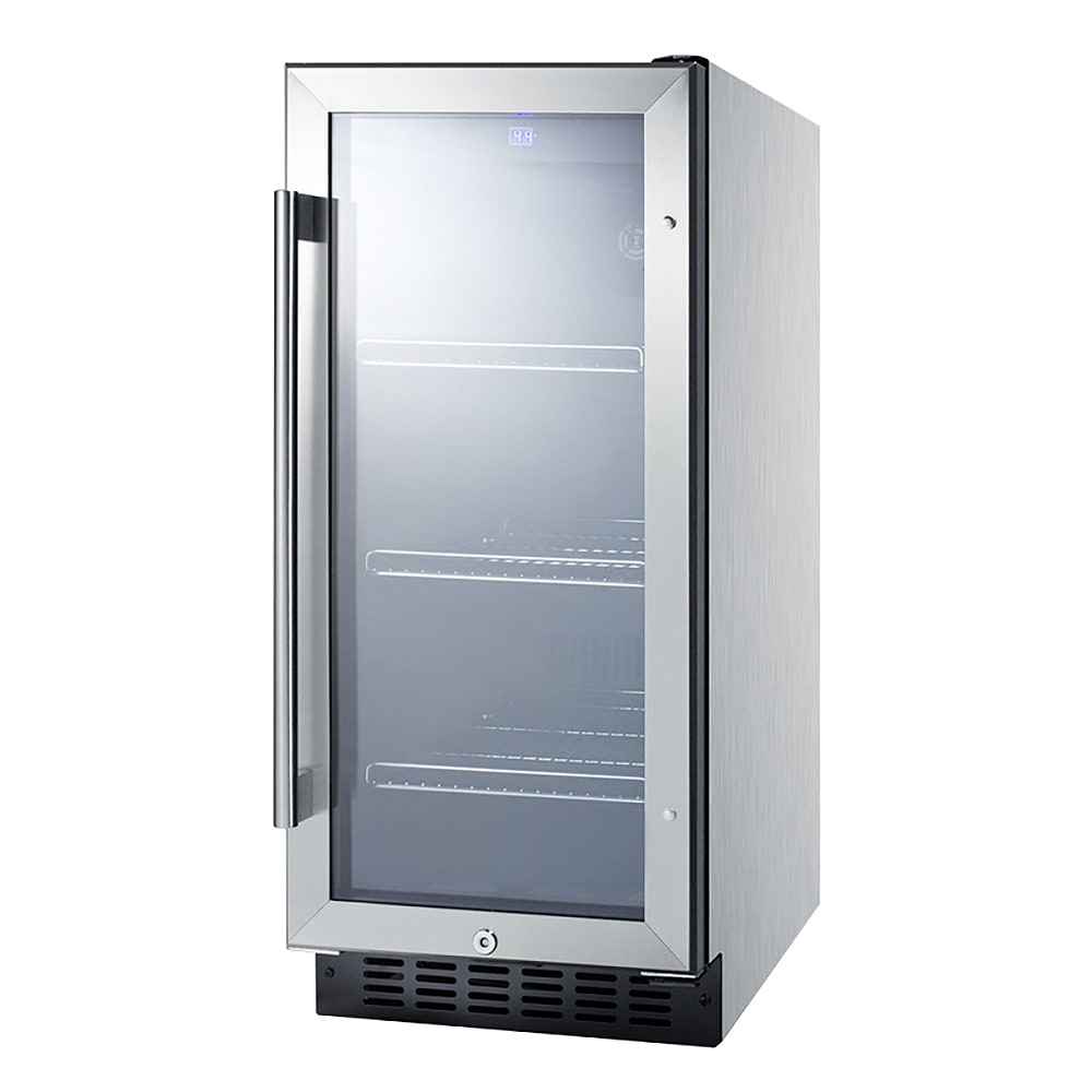 162-SCR1536BGCSS 14 3/4" W Undercounter Refrigerator w/ (1) Section & (1) Door, 115v