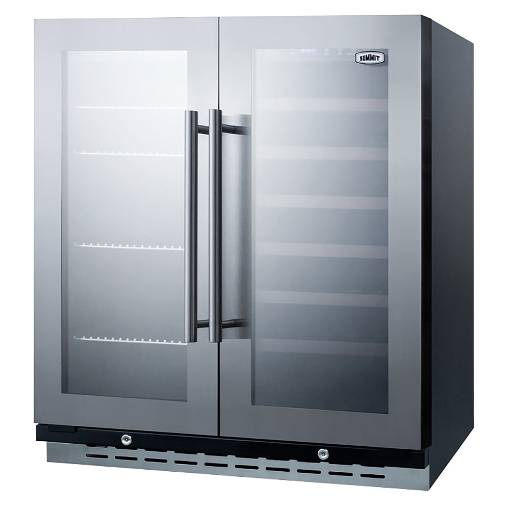 162-SWBV3067 30" Two Section Wine Cooler w/ (1) Zone, 33 Bottle Capacity, 115v