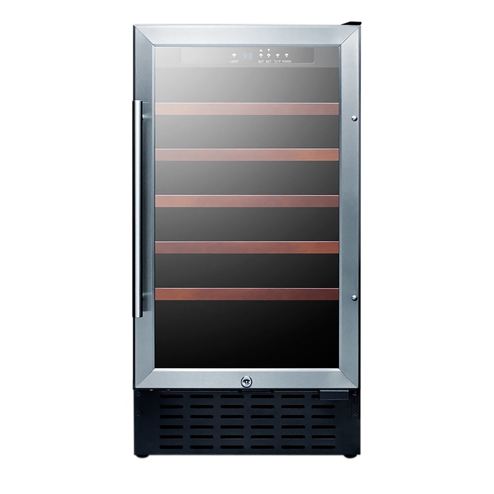 162-SWC1840BADA 17 3/4" One Section Wine Cooler w/ (1) Zone - 34 Bottle Capacity, 115v