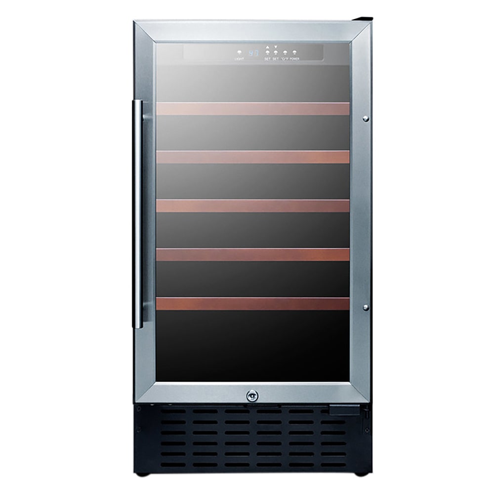 162-SWC1840BCSSADA 17 3/4" One Section Wine Cooler w/ (1) Zone - 34 Bottle Capacity, 115v