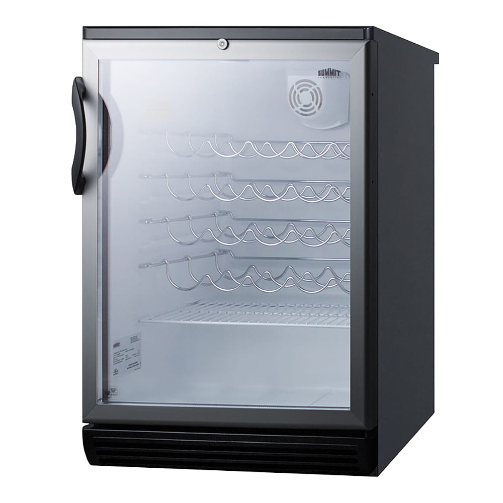 162-SWC6GBL 24" One Section Wine Cooler w/ (1) Zone, 36 Bottle Capacity, 115v