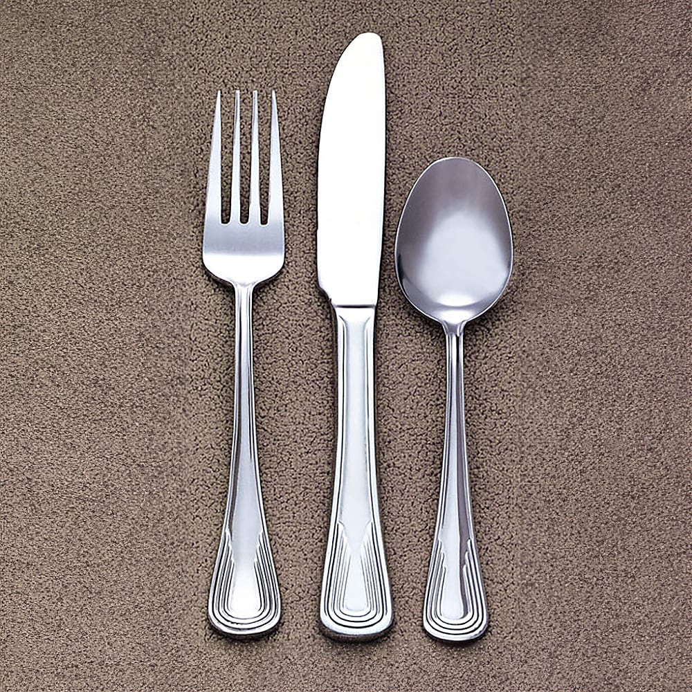 192-129016 6 3/8" Bouillon Spoon with 18/0 Stainless Grade, Reflections Pattern
