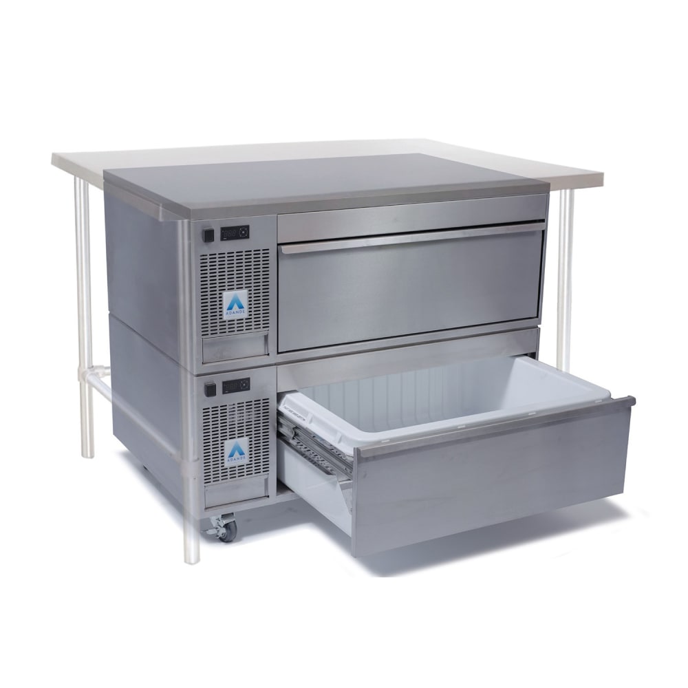 453-VCS2UC 43 3/10" Undercounter Refrigerator/Freezer Combo w/ (2) Drawers - 120v
