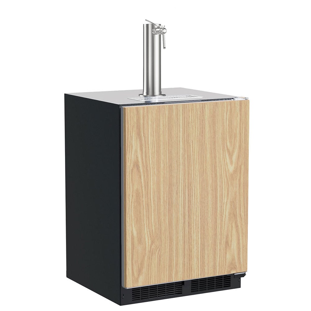 923-MLKR224ISC1A 24" Kegerator Wine Dispenser w/ (2) Keg Capacity - (1) Column, Panel Ready,...