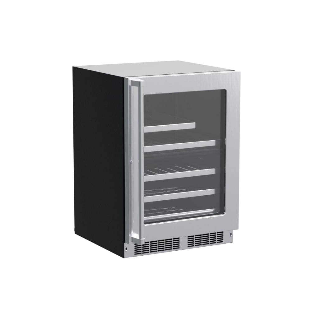 923-MPBD424SG31A 24" One Section Wine Cooler w/(2) Zone, 32 Bottle Capacity, 115v