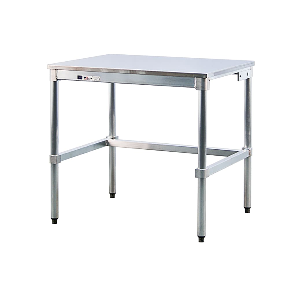 098-30SS36KD 36" 16 ga Work Table w/ 304 Series Stainless Flat Top