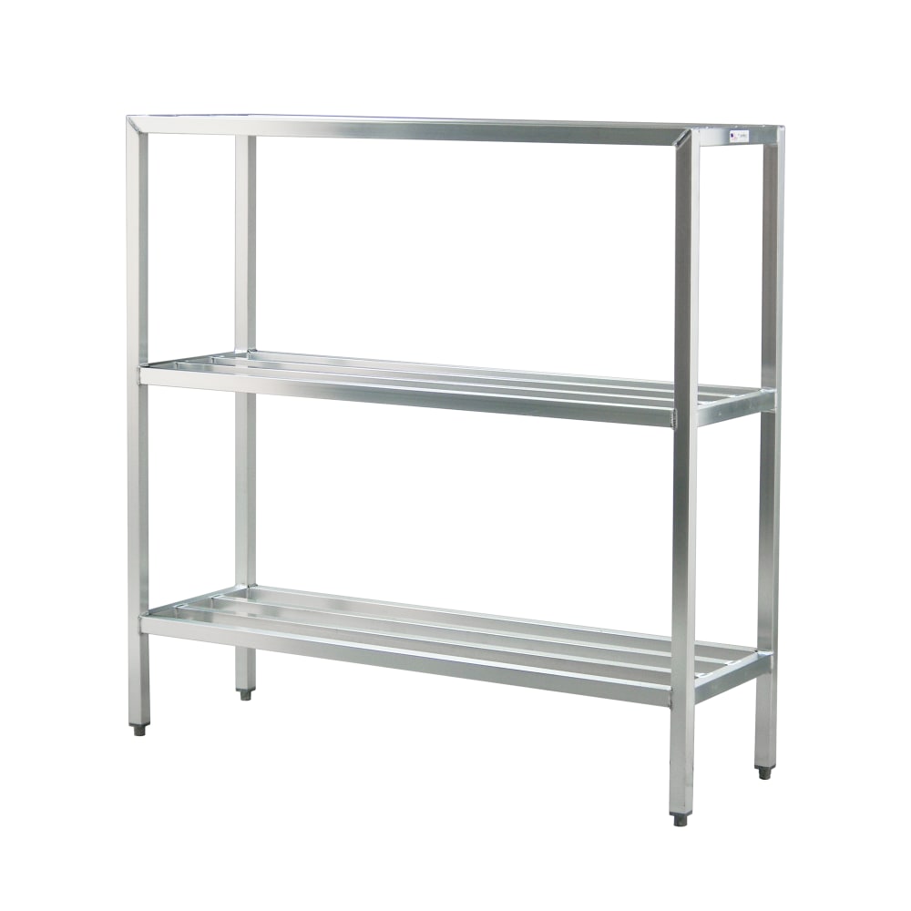 098-1043 60" Heavy-duty Shelving Unit w/ 1500 lb Capacity, Aluminum