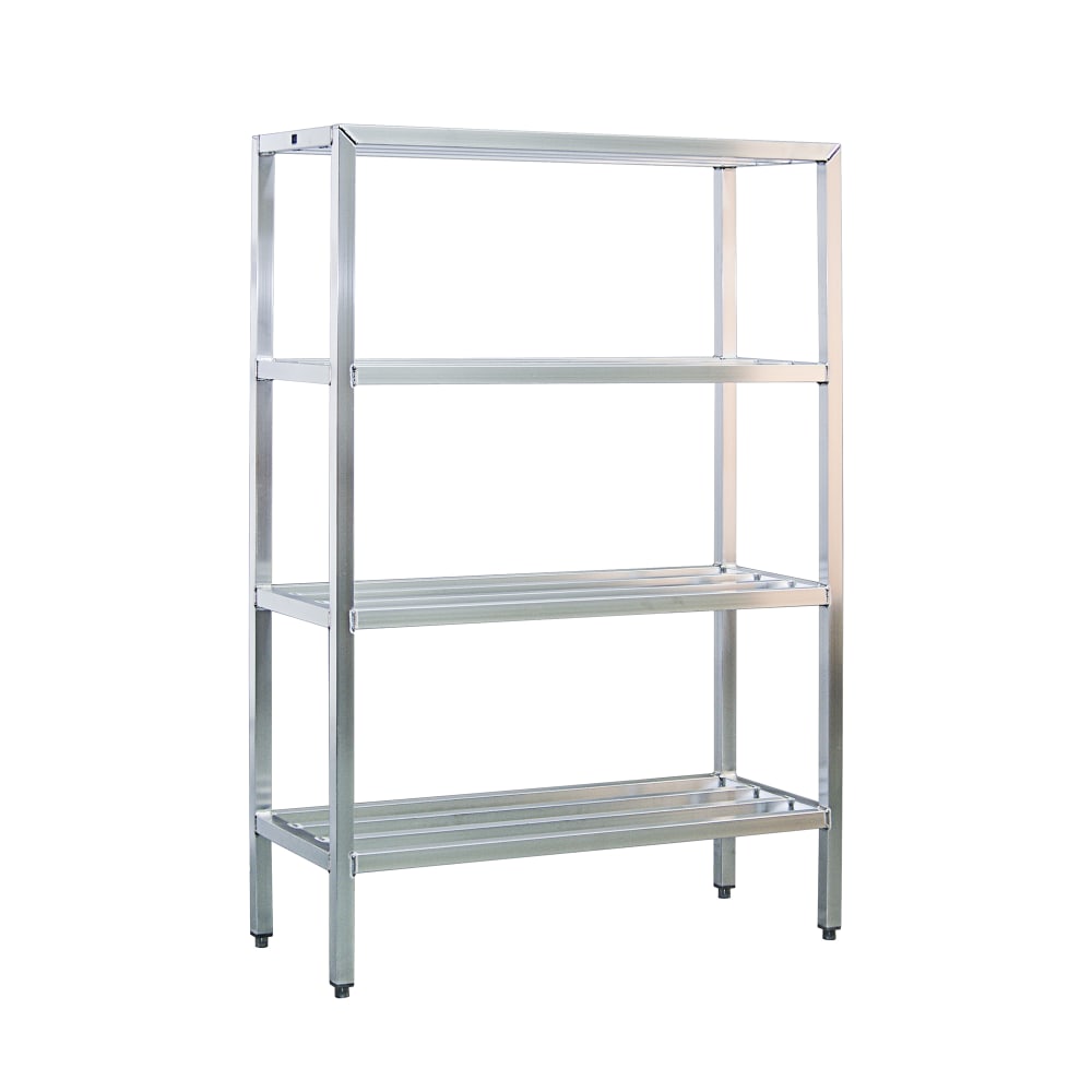 098-1062 48" Heavy-duty Shelving Unit w/ 1500 lb Capacity, Aluminum