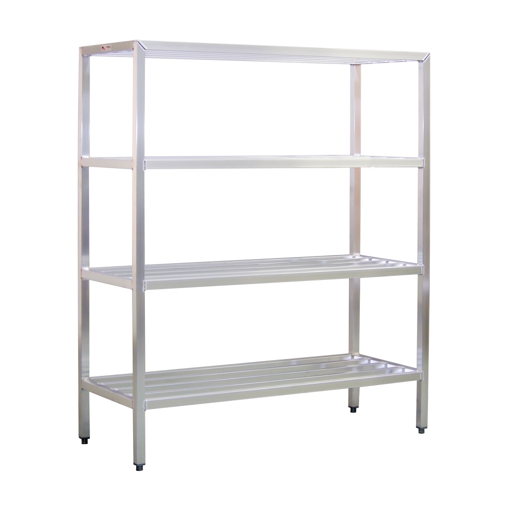 098-1066 48" Heavy-duty Shelving Unit w/ 1500 lb Capacity, Aluminum
