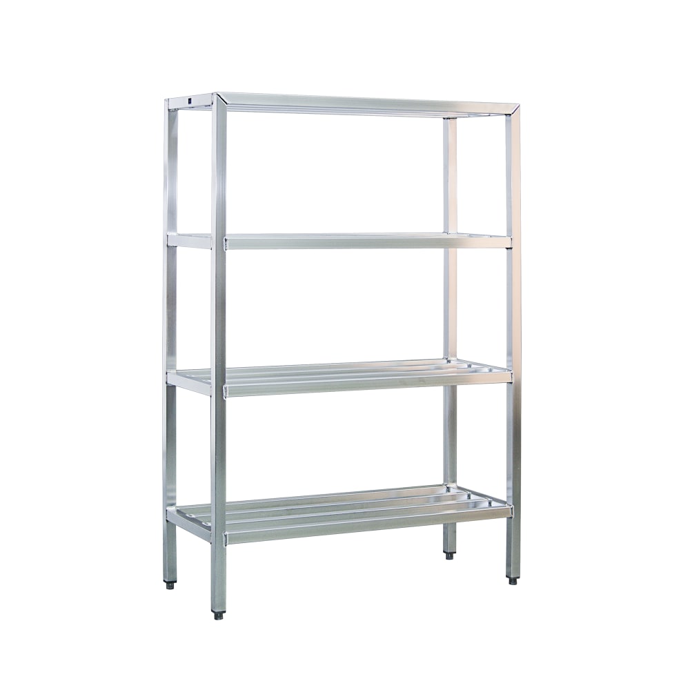 098-1064 72" Heavy-duty Shelving Unit w/ 1500 lb Capacity, Aluminum