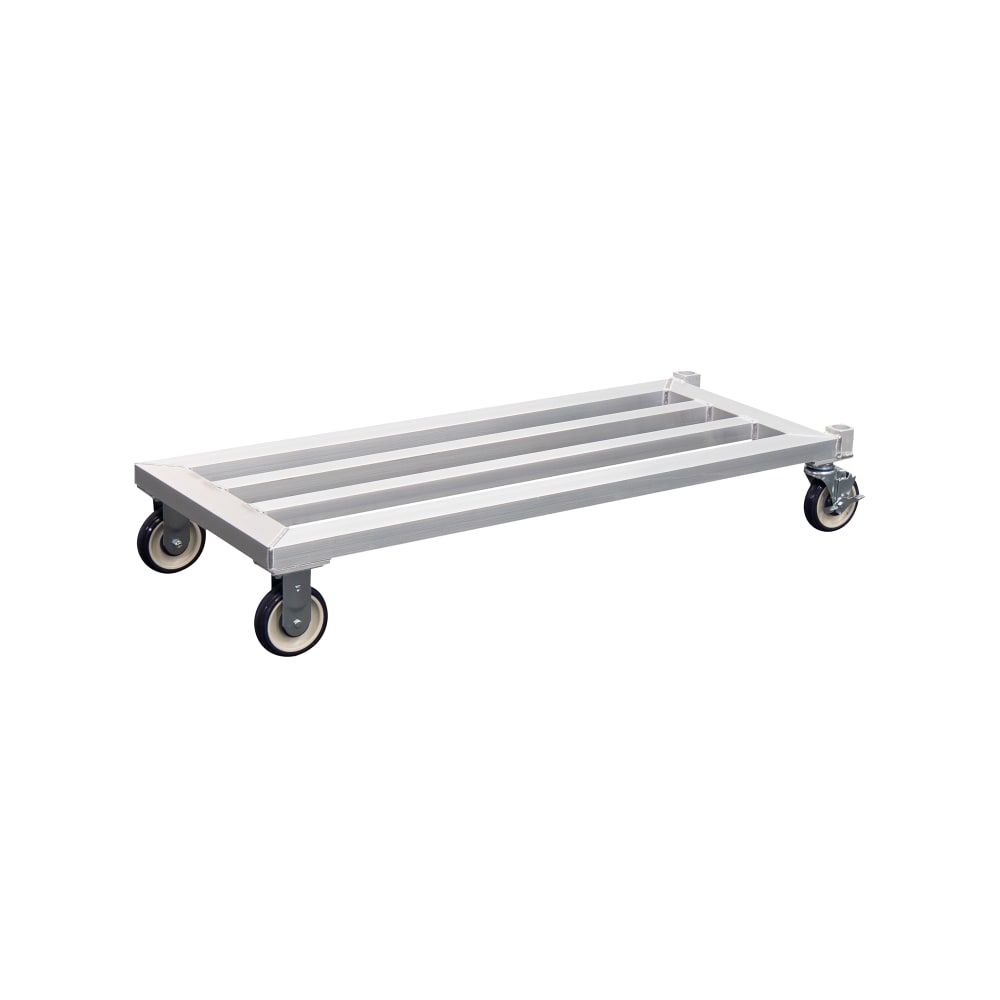098-1201 25 3/4" Mobile Dunnage Rack w/ 1000 lb Capacity, Aluminum