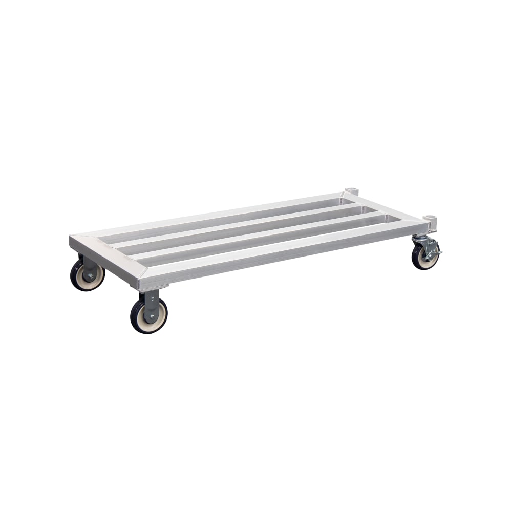 098-1200 43 3/4" Mobile Dunnage Rack w/ 1000 lb Capacity, Aluminum