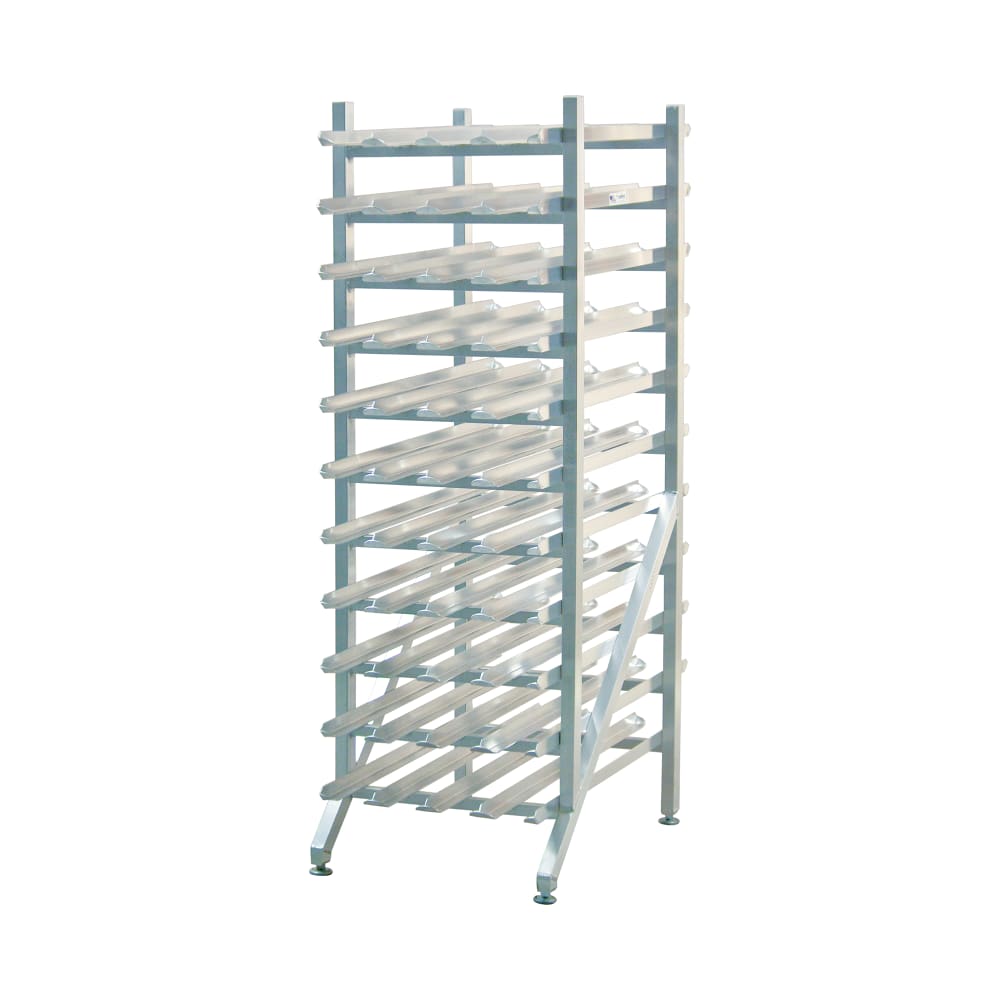 098-1251 66"H Stationary Can Rack w/ (352) #2 1/2 or (484) #303 Capacity, Adjustable Feet