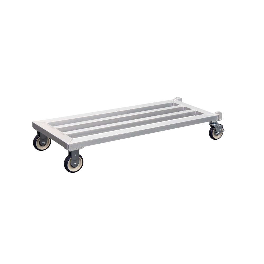 098-1212 61 3/4" Mobile Dunnage Rack w/ 1000 lb Capacity, Aluminum