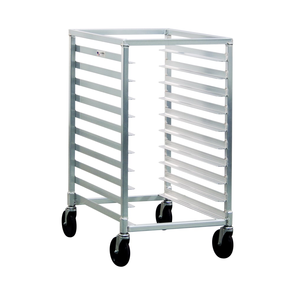 098-1312 20 3/8"W 10 Sheet Pan Rack w/ 3" Bottom Load Slides