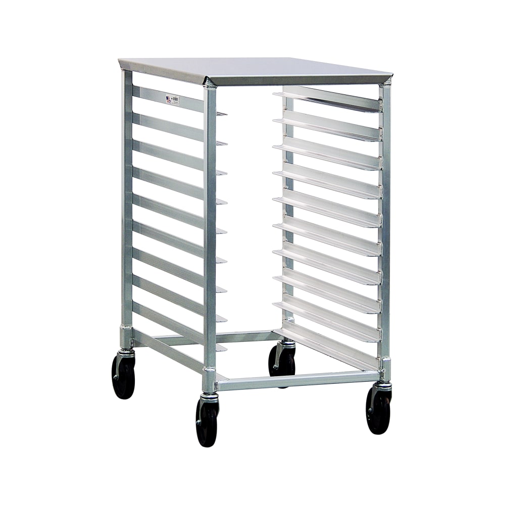 098-1311 20 3/8"W 10 Sheet Pan Rack w/ 3" Bottom Load Slides