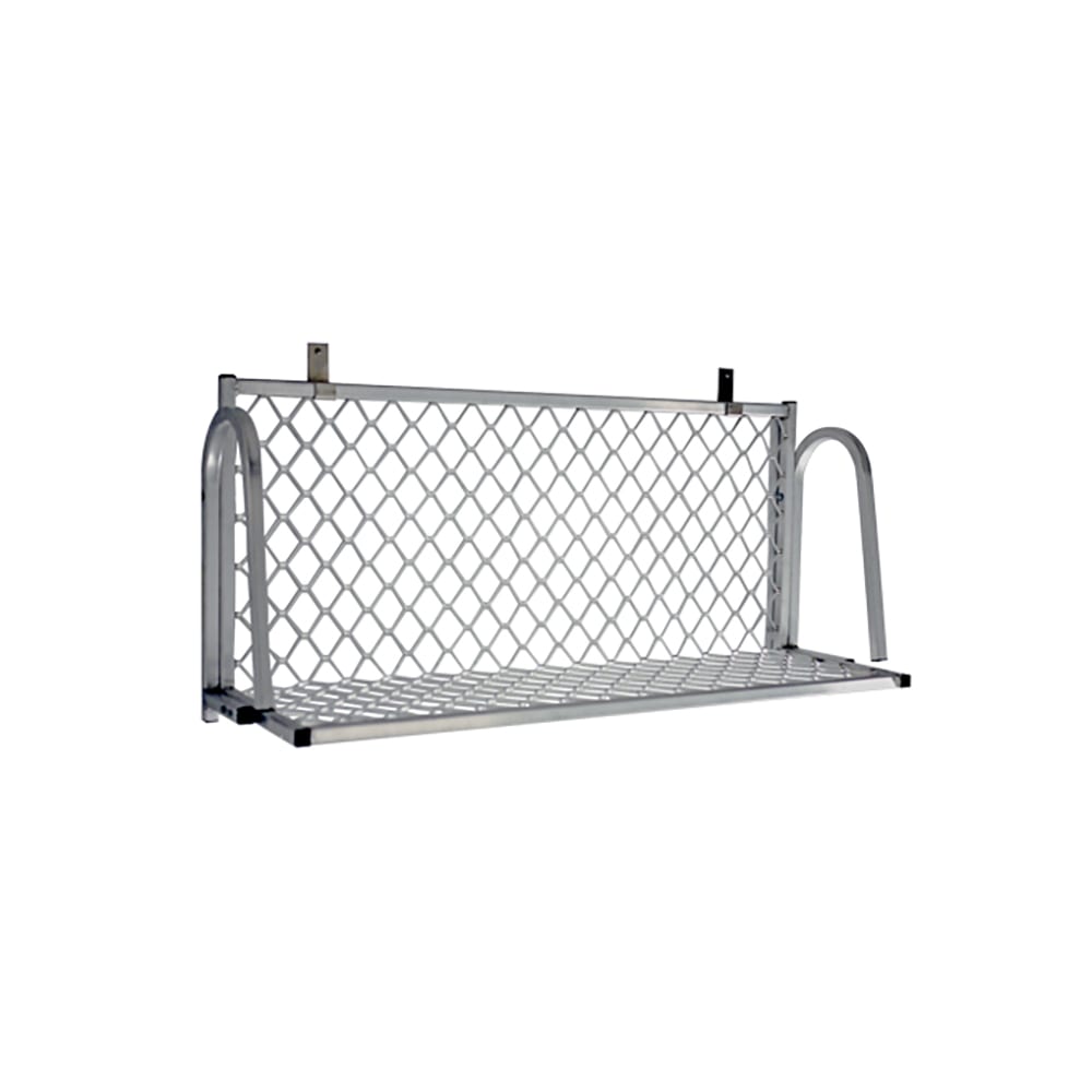 098-1375W Boat Rack Wall Mounted Shelf, 120"W x 15"D, Aluminum