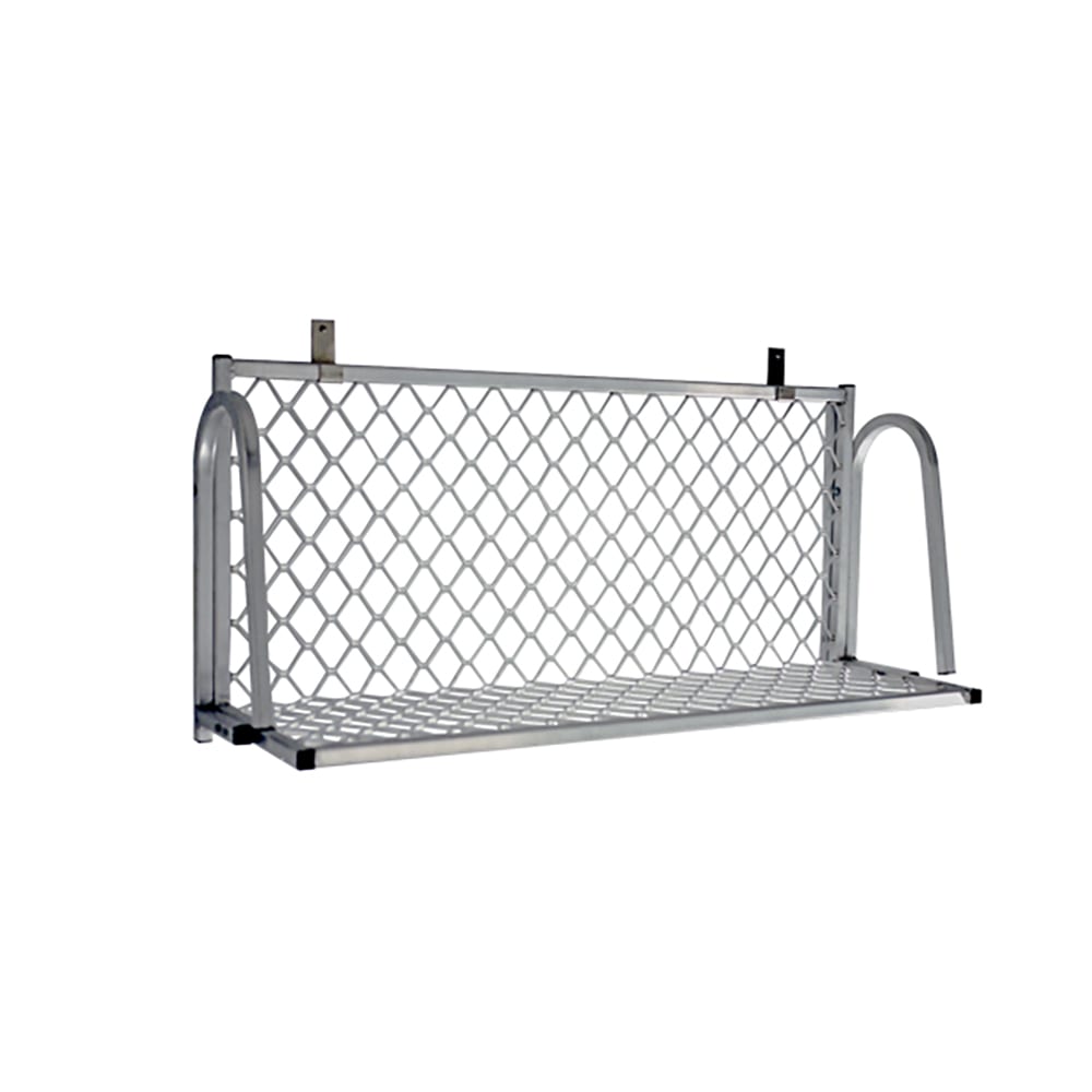 098-1373W Boat Rack Wall Mounted Shelf, 72"W x 15"D, Aluminum