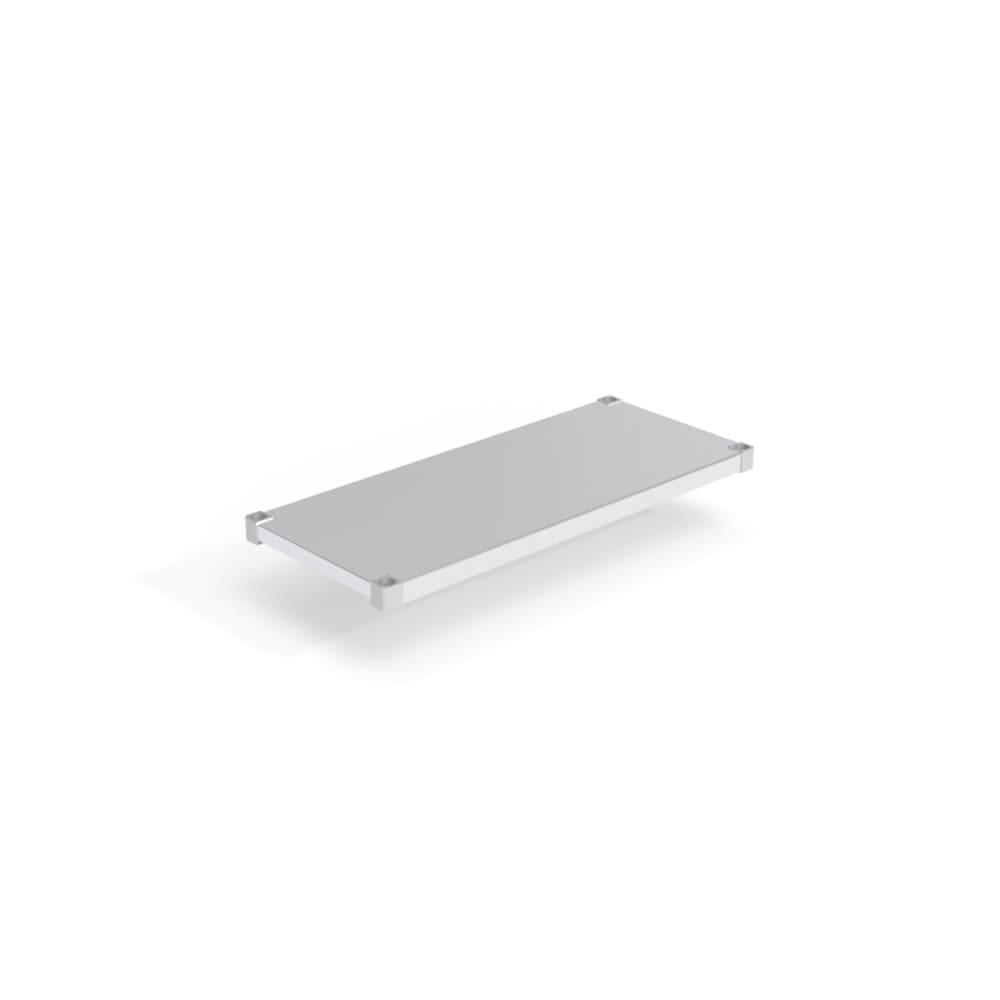 098-1842SB Aluminum Solid Shelf - 42"W x 18"D