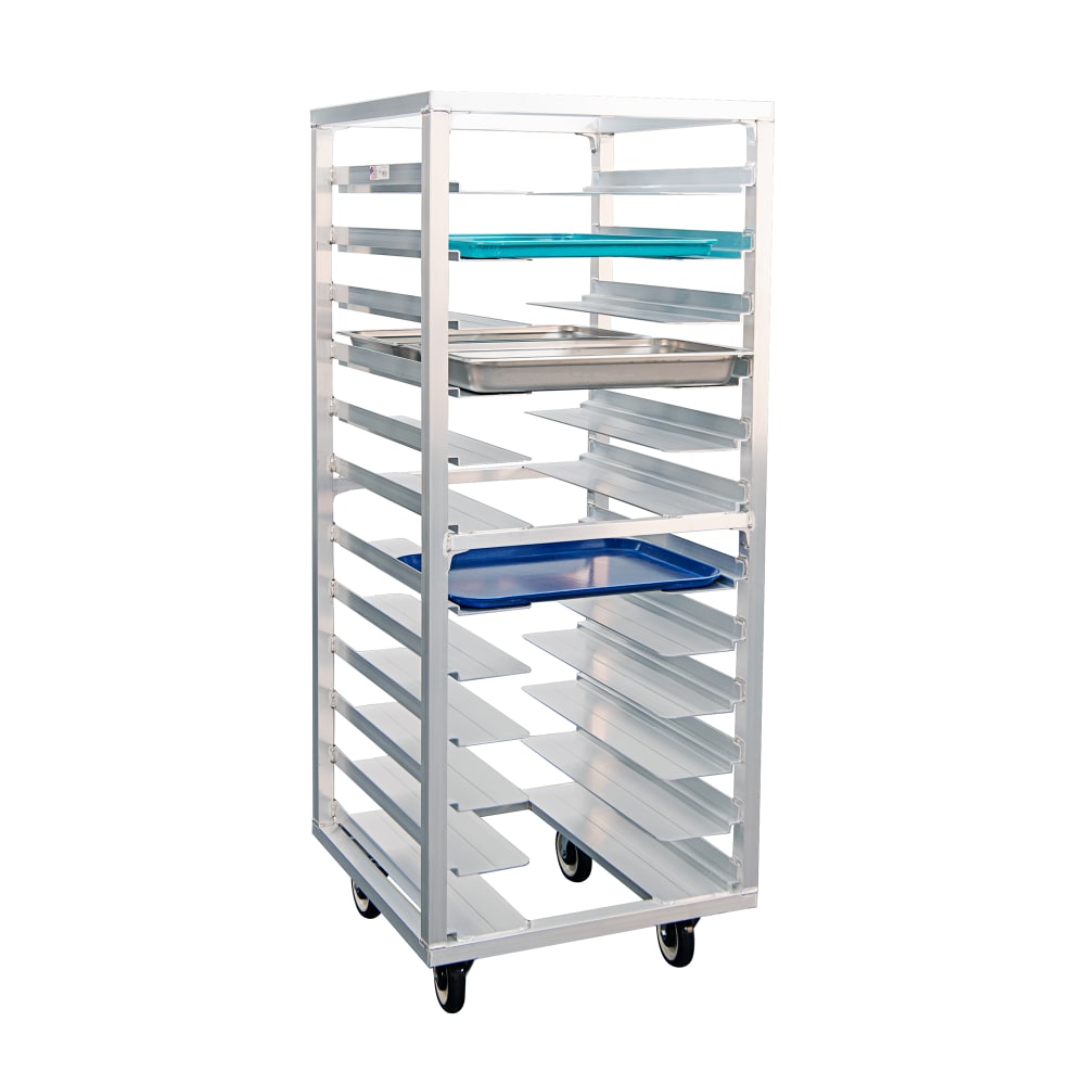 098-1635 24 1/2"W 12 Sheet Pan Rack w/ 4 1/2" Bottom Load Slides
