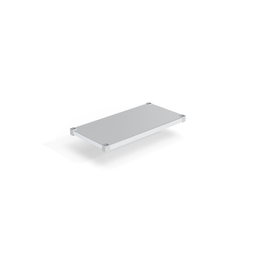 098-1836SB Aluminum Solid Shelf - 36"W x 18"D