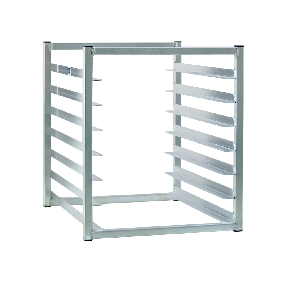 098-1610 23" Insert Rack w/ Open Sides, (7)18x26" Pan Capacity, End Loading, Aluminum