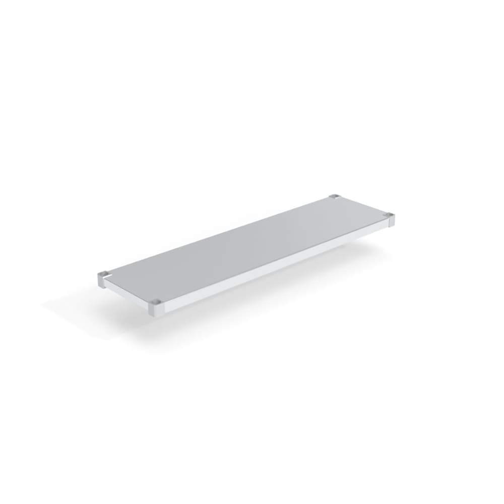 098-1554SB Aluminum Solid Shelf - 54"W x 15"D