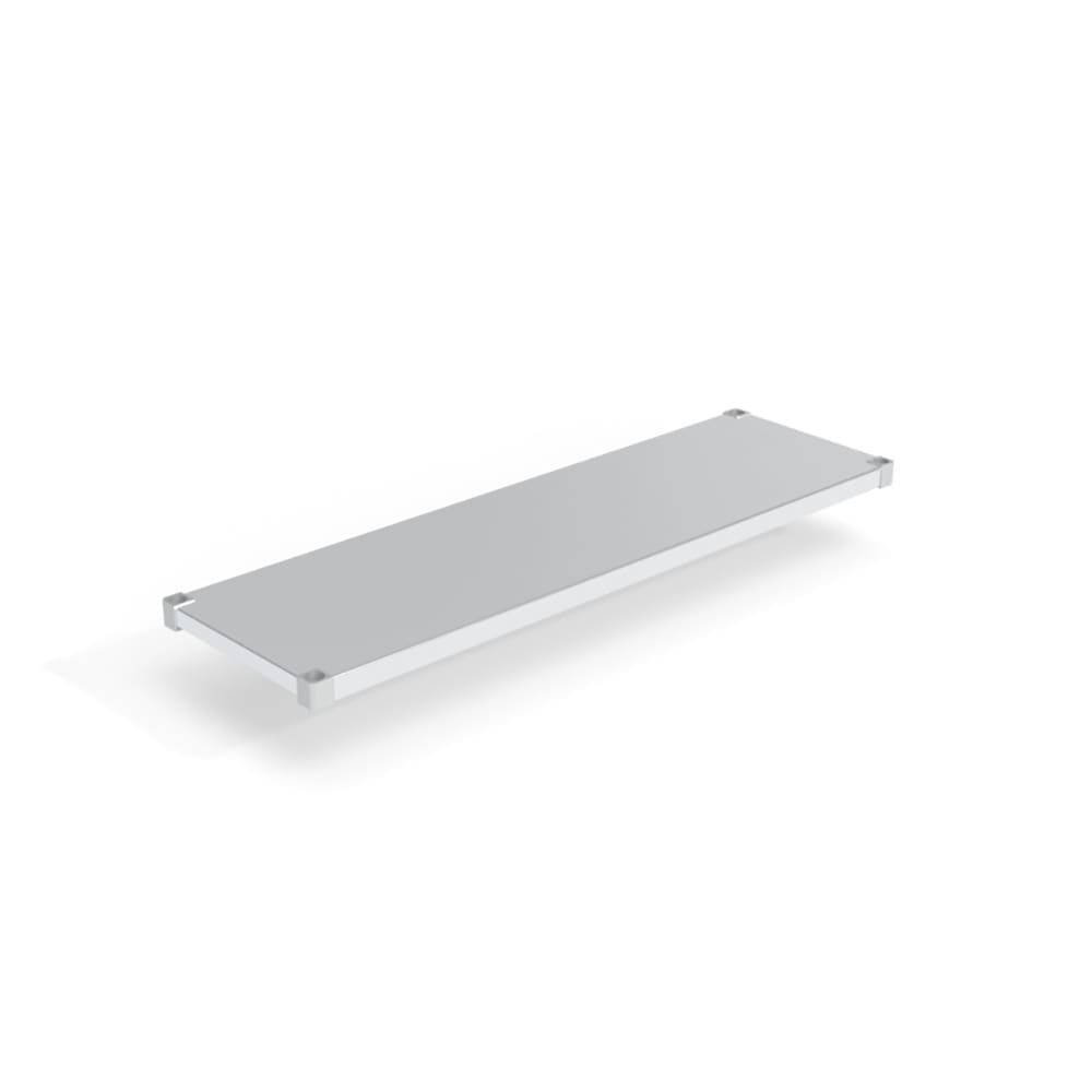 098-1860SB Aluminum Solid Shelf - 60"W x 18"D