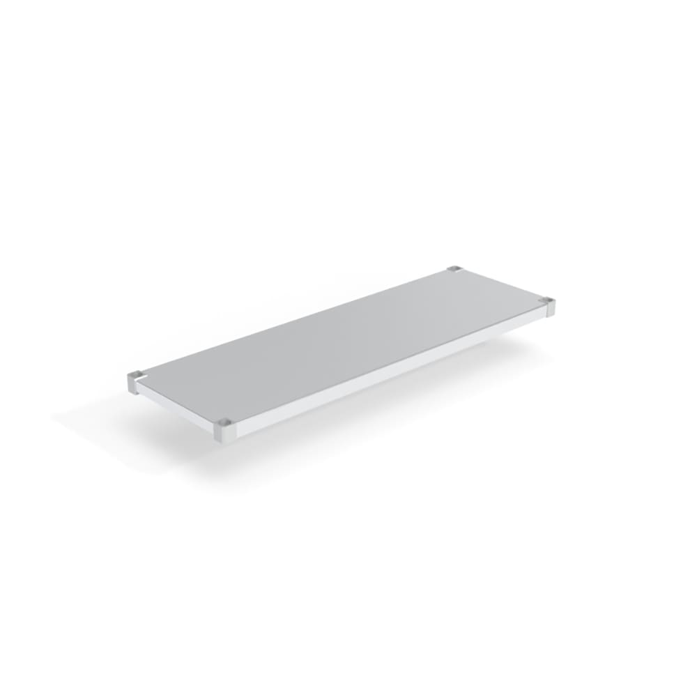 098-1854SB Aluminum Solid Shelf - 54"W x 18"D